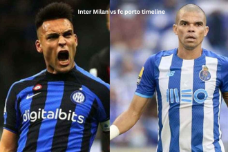 Inter Milan vs fc porto timeline