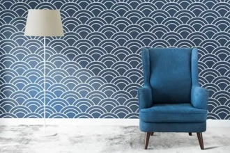 Modern Blue Wallpaper