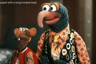 muppet with long hooked beak