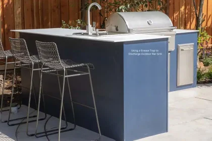 Using a Grease Trap to Discharge Outdoor Bar Sink