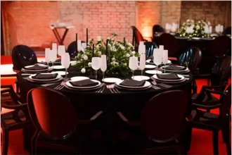Black Tablecloth