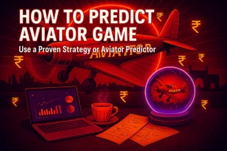 Main image of Aviator forecast article with red airplane, Mumbai night scene, charts and forecast elements