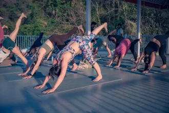 Doing Yoga