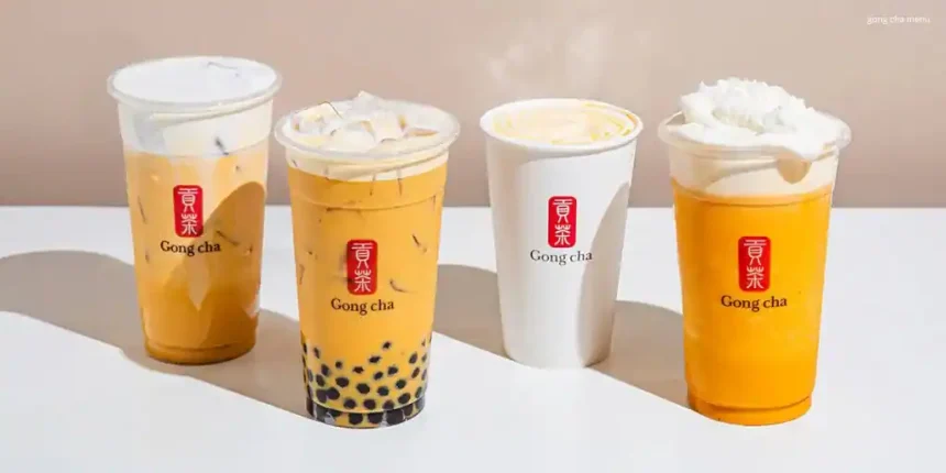 Gong Cha Menu