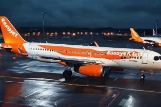 easyjet flight u2238 emergency landing newcastle