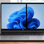 black line on laptop screen hp