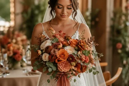 Orange Wedding Flowers