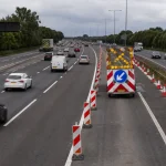 m6 walsall birmingham lanes closure