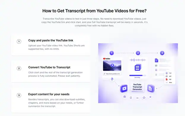 YouTube Transcript Generator