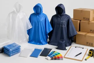custom rain poncho and raincoat options