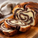 loaf with a chocolate swirl