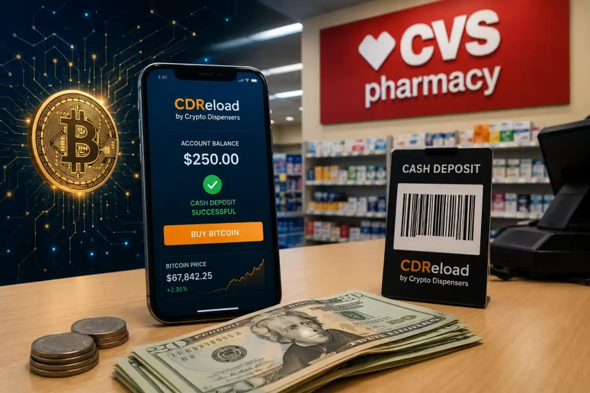 cdreload by crypto dispensers cvs pharmacy