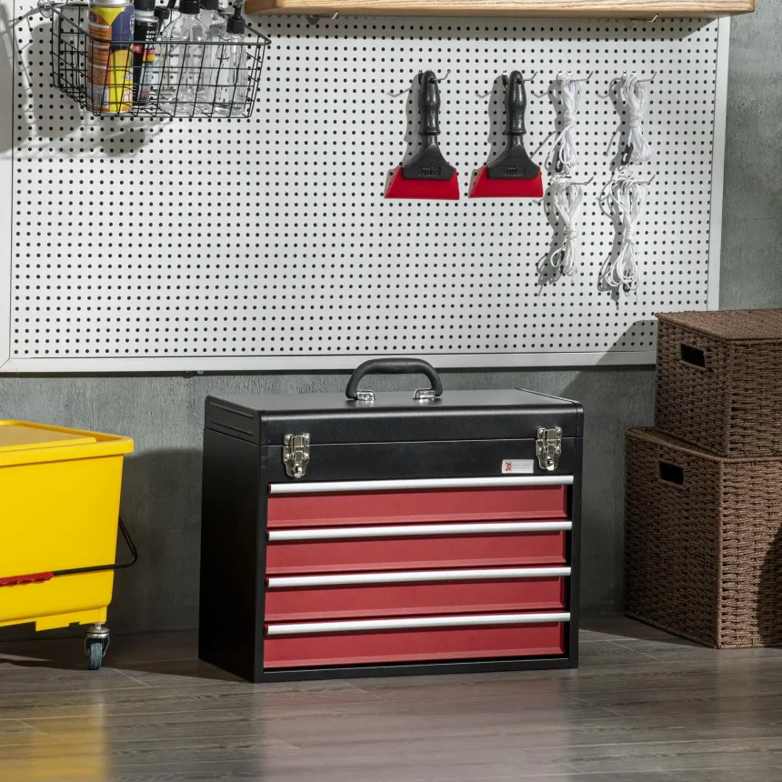jobsmart 4-drawer steel tool box