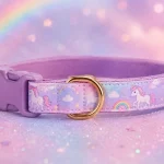 lucy & co. unicorn magic dog collar