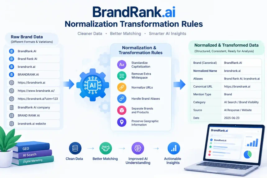 BrandRank.ai Normalization Transformation Rules