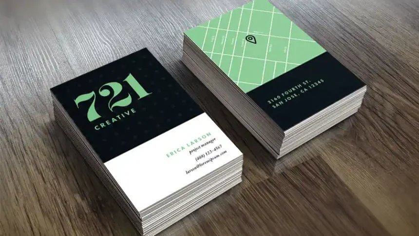 create a business card
