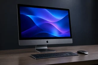 Space Grey iMac Pro desktop